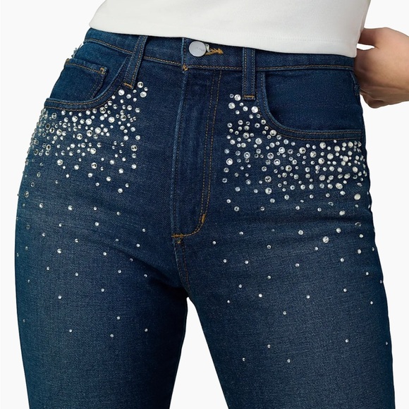 Joe's Jeans Joe's Margot Crystal-Embellished Slim Jeans - Picture 2 of 6